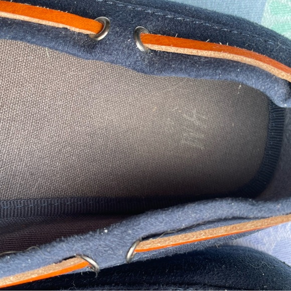 EUC H&M men’s loafers blue size 10 faux suede look - Picture 4 of 6